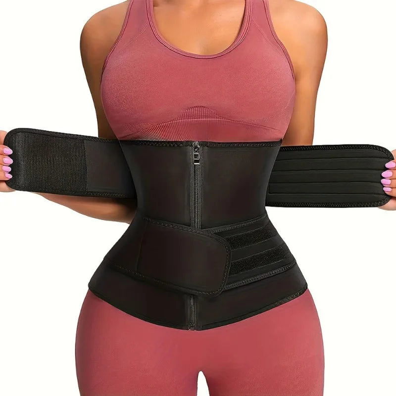 Modelador de cintura de neoprene respirável