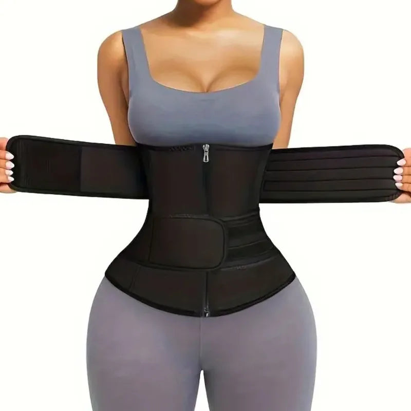 Modelador de cintura de neoprene respirável